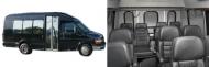 Reserve limousine travel in 12 Pass Van in Dallas