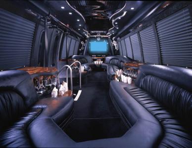 limousine 36 Pass Limo Bus interior image